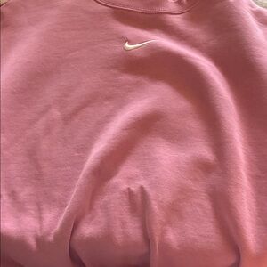 Nike Pink Crewneck with White Swoosh